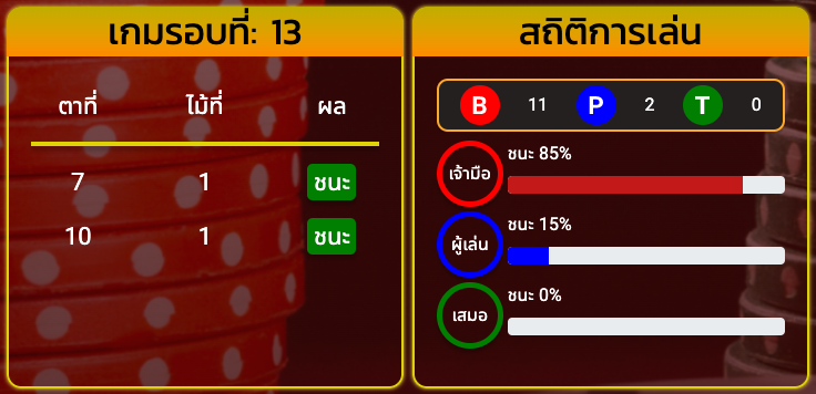 นับไม้สูตรบาคาร่า